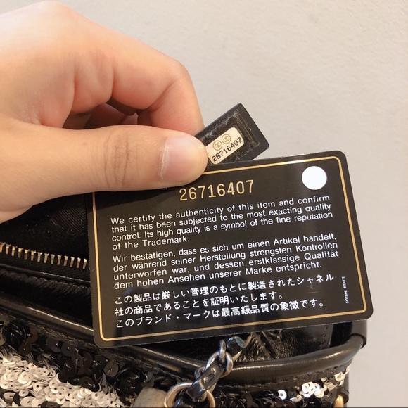 Chanel Sequin Calfskin Small Gabrielle Hobo bag - Picture 12 of 12